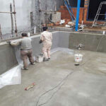 چسب بتن برای استخر